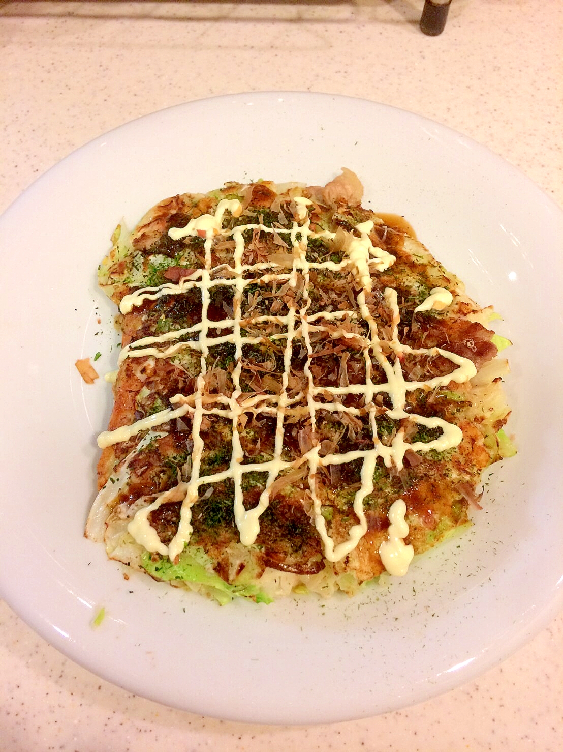 薄力粉と長芋のふわっとお好み焼き レシピ・作り方